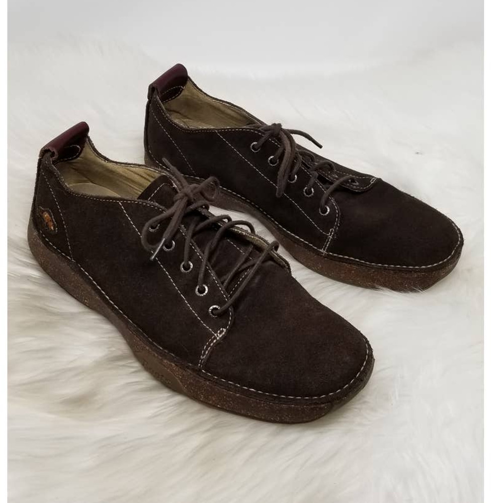 Roots Canadian Hayden Brown Suede Leather Sneakers Men's 9.5M